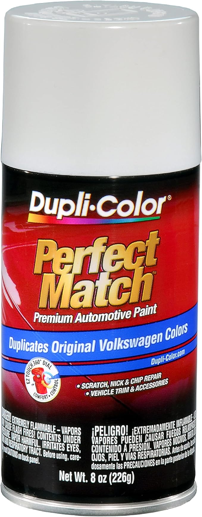 Dupli-Color Perfect Match Premium Automotive Paint, Candy White, 8 oz