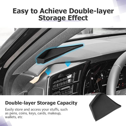 LUWU 2026 RX Dashboard Non-Slip Mat Compatible with 2023 2024 2025 2026 Lexus RX350/RX450/RX500 Accessories Silicone Protective Pad Liner Protective Pad Center Console Liner Mat Black