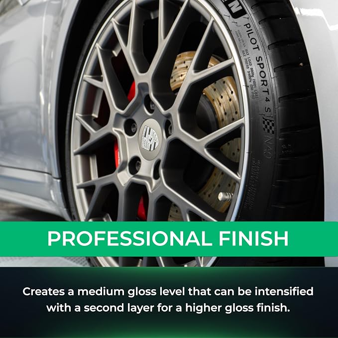 Armour Detail Supply Tire+, Advanced Water-Based Tire Shine Spray for Lasting Shine, All Tire Spray, Durable and Hydrophobic - 1 Gallon Bottle
