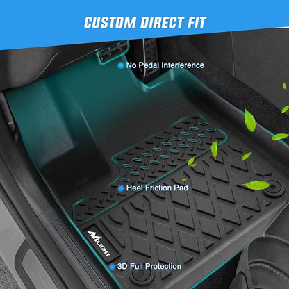 Nilight TPE Floor Mats for Toyota RAV4 2019 2020 2021 2022 2023 2024 2025 2026 All Weather Custom Fit Heavy Duty Floor Liners