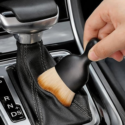 8PCS Car Interior Detailing Soft Brushes, Curved Design Dust Collectors with Cover, Multi-Use Cleaning Tools for Air Vents, Leather, Exterior & Home Sofa/Computers