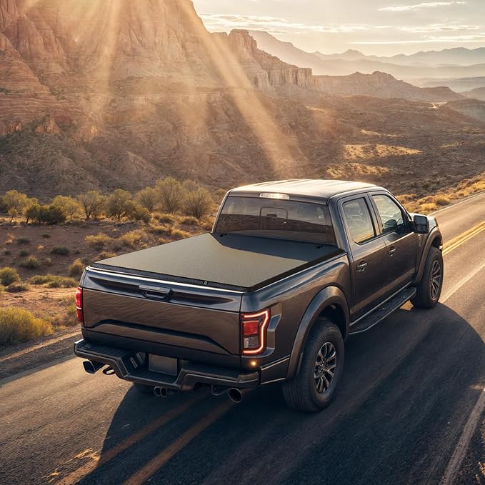 AUTOSAVER88 Soft Roll Up Truck Bed Tonneau Cover Compatible with Dodge Ram 1500 2019-2026 New Body Style 5.7ft w/o RamBox
