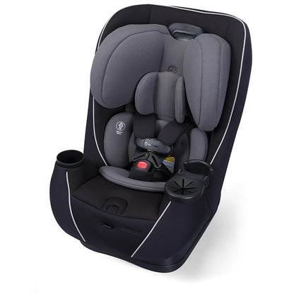 Maxi-Cosi Pria Max+ All-in-One Baby Convertible Car Seat, Rear Facing, Forward Facing Car Seat, Toddler Booster, Easy Latch Install, Magnetic Buckle, Adjustable Harness, Cup Holders, Sea Shadow