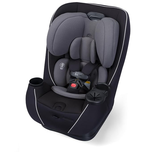 Maxi-Cosi Pria Max+ All-in-One Baby Convertible Car Seat, Rear Facing, Forward Facing Car Seat, Toddler Booster, Easy Latch Install, Magnetic Buckle, Adjustable Harness, Cup Holders, Sea Shadow