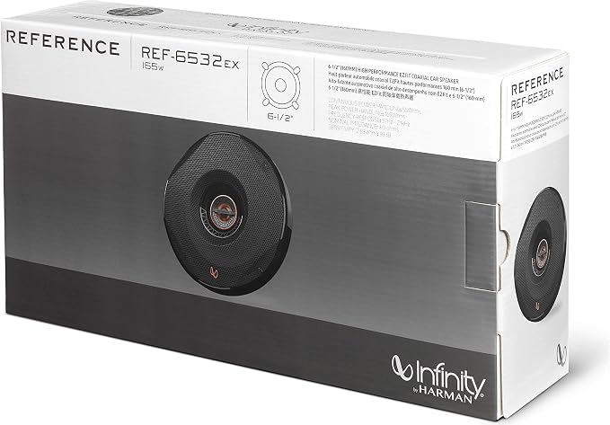 Infinity REF-6522EX Shallow-Mount 6-1/2 Inch Coaxial Car Speakers