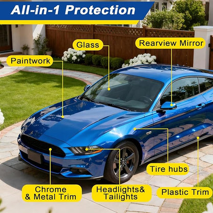 2026 New Upgraded 500ML Quick Effect Coating Agent for Car, Car Coating Spray, Car Wax Ceramic Coating Spray, Spray Wax for Cars (1PCS)