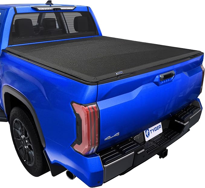 Tyger Auto T3X Soft Tri-Fold in Fabric Truck Bed Tonneau Cover Compatible with 2014-2021 Toyota Tundra | 5.5' (67") Bed | TG-BC3T1432X