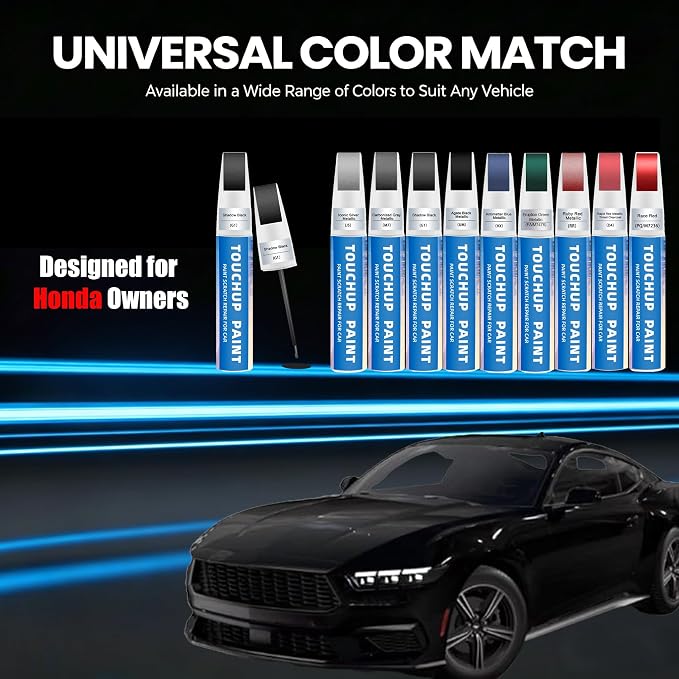 Shadow Black(G1) Touch Up Paint Compatible with Ford 2-in-1 Car Scratch Repair Pen for Rock Chips, Door Scratches&Paint Nicks Exact Color Match Quick Dry DIY Fix for F-150 Explorer