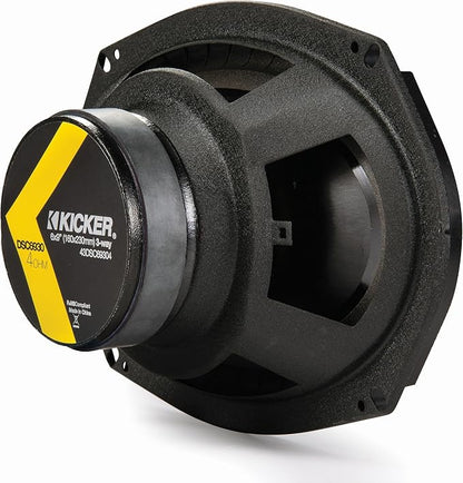 KICKER DSC6930 6x9-Inch (160x230mm) 3-Way Speakers, 4-Ohm (Pair)