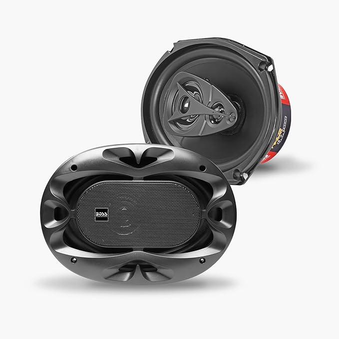 BOSS Audio Systems CH6940B Chaos Exxtreme Series 6 x 9 Inch Car Door Speakers - 500 Watts Max (per Pair), Coaxial, 4 Way, Full Range, 4 Ohms, Sold in Pairs, Bocinas para Carro