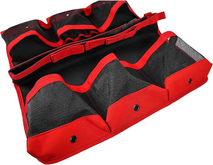MELOTOUGH Bucket Car Wash Tool Organizer for Garden Tools Fit 3.5 to 5 Gallon Bucket (Red)