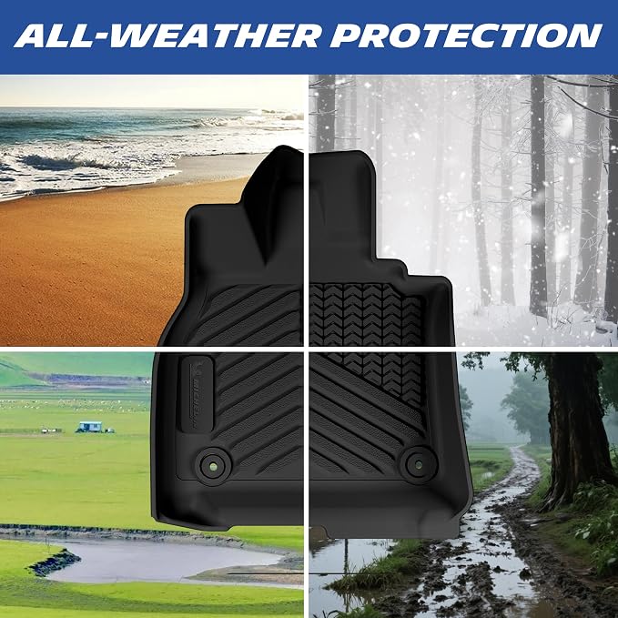 Michelin Premier Series Floor Mats for 2026 Mazda CX-5 (Not Fit 2017-2025 Model), All-Weather Floor Liner, Custom Fit, Durable TPE, Non-Slip