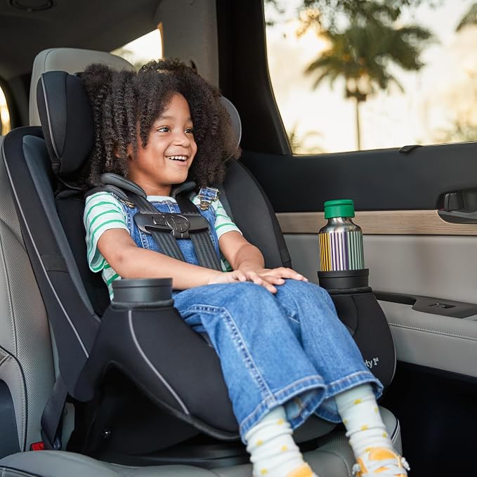 Safety 1st Grow and Go All-in-One Convertible Car Seat, Rear Facing, 5-40 lbs, Forward Facing (30–65 lbs), High Back Booster Seat 40-100 pounds, Black Phantom