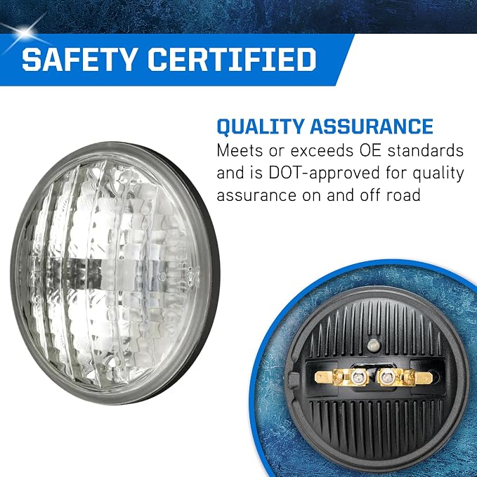 PEAK 4411LED Bright White 6000K LED Sealed Beam Headlight