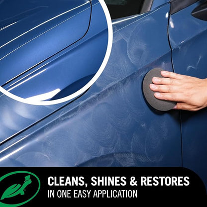 Turtle Wax 52709 Color Magic Car Paintwork Polish Restores Colour & Shine Blue 500ml