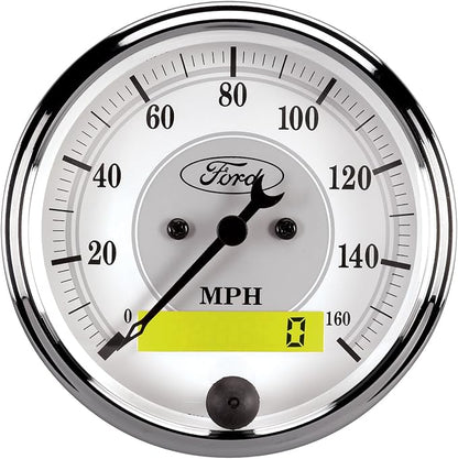 Auto Meter 880087 Ford Racing Series 5 Gauge Set Kit Box Red, 2 1/16" and 3 3/8"