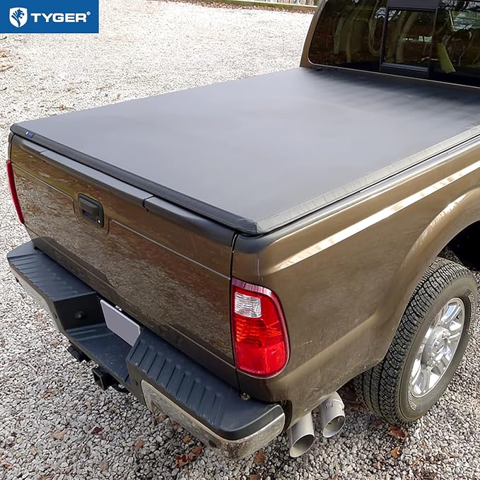 Tyger Auto T3 Soft Tri-fold Truck Bed Tonneau Cover Compatible with 2017-2026 Ford F-250 F-350 Super Duty | 6.75' (82") Bed | TG-BC3F1124