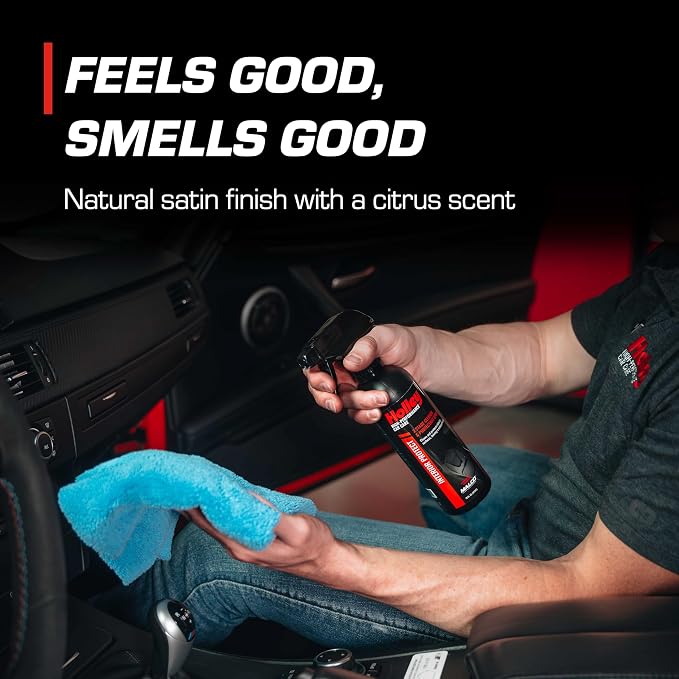 Holley Interior Protect - 2-Stage Cleaner & Protectant Spray - High-Performance Car Care, Wipe Away dust and Fingerprints in Your Vehicle - UV protectant, Citrus Scent - 16 oz. (2 Pack)