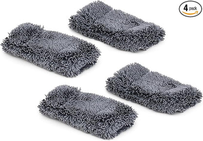 Griot's Garage PFM Trickle Trap, Hyper-Absorbent Car Drying Pads, Prevents Water Spots and Etching, Machine Washable, 2’ x 4”, Set of 4