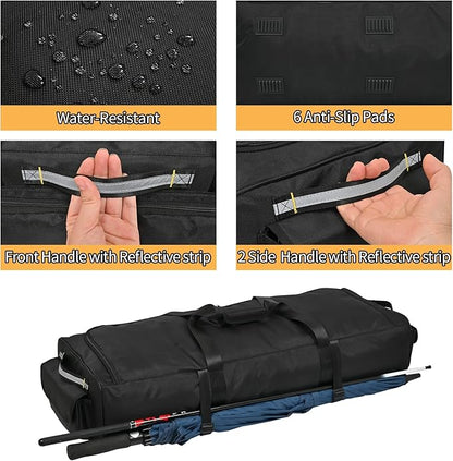 Under Seat Storage Bag Compatible with SuperCrew Cab,Truck Underseat Organizers and Storage with 4 Removable Divider and Anti-slip Bottom,Underseat Tool Box Fits for Crew Cab(Full Size Trucks)