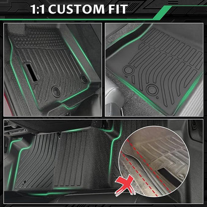 Floor Mats & Cargo Mat for Jeep Grand Cherokee 2022-2025, Grand Cherokee Laredo/Overland/Limited/Trailhawk/Summit Reserve/Summit/Altitude,ONLY 5 Seat,NOT WK or L or 4xe, TPE Grand Cherokee Accessories