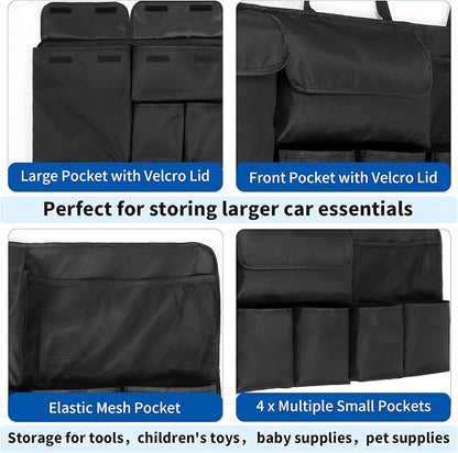 Car Trunk Organizer Backseat Hanging Organizer with Storage Pockets for Subaru Crosstrek, Forester, Outback, Ascent 2000-2024 2025 Car Accessories