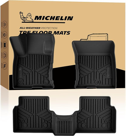 Michelin Vehicle Mats, All-Weather TPE Custom Fit Liner for 2021-2026 Ford Bronco Sport, Premier