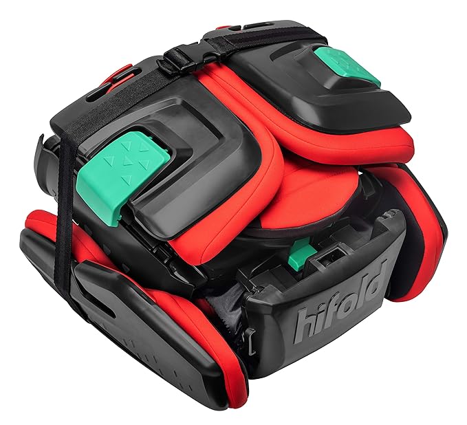 mifold hifold fit-and-fold Booster seat Carry Bag, Ideal for Storage and Travel, Bag Only, Seat Sold Separately, Black