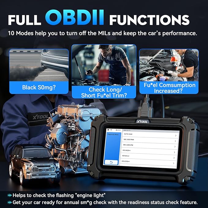 XTOOL D6S OBD2 Scanner Diagnostic Tool, 2026 Car Scanner with 30 Resets, All System Scan Tool with FCA & CAN FD, ABS Bleed, Gearbox Match, Crank Sensor Relearn, Lifetime Update, Upgraded of D5S