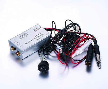 Factory Audio Stereo Aux RCA Audio Input Adapter Wired FM Modulator Free RCA Cable