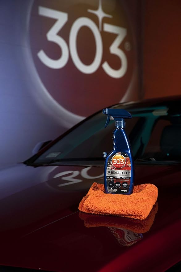 303 Products (30216-6PK) Products Automotive Speed Detailer - For All Exterior Surfaces - Instantly Shines And Protects - Cleans Between Washes - UV Protection, 16 fl oz 6 Pack