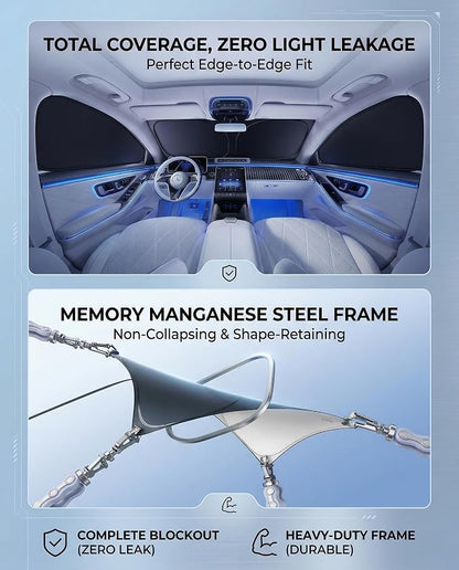 Windshield Sun Shade for Dodge Journey Front Window Shades Cover for 2010-2025 Journey Windshield Sun Visor Protector Car Accessories