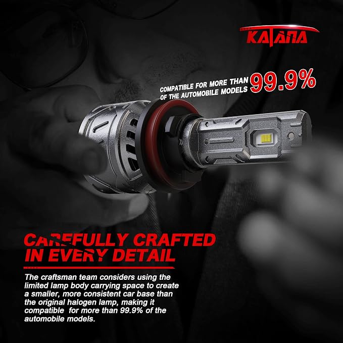KATANA Fog Light Bulb 400% Brightness 6500K Plug and Play of 2