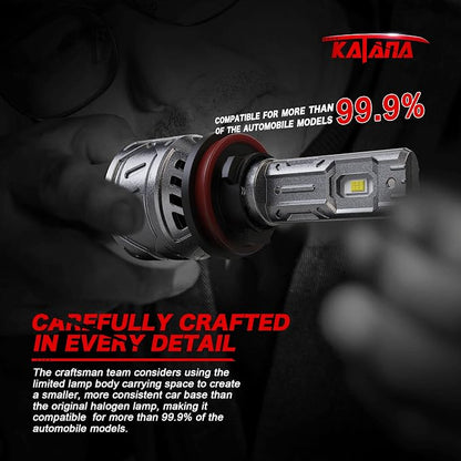 KATANA Fog Light Bulb 400% Brightness 6500K Plug and Play of 2