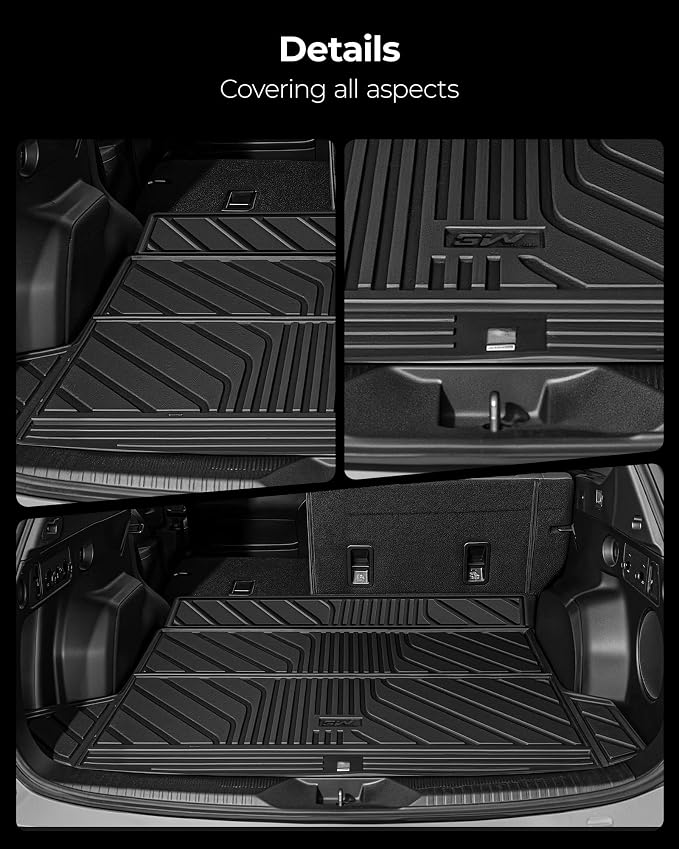 3W Cargo Liner for 2025 2026 Subaru Forester (Not Fit Hybrid & Wilderness), TPE All Weather Custom Fit Car mats for 2025 2026 Forester Cargo Liner Anti-Slip Heavy Duty Accessorious, Black