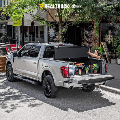RealTruck BAK BAKFlip MX4 Hard Folding Truck Bed Tonneau Cover | 448146 | Fits 2023 - 2026 Chevy/GMC Colorado/Canyon 5' 2" Bed (62")