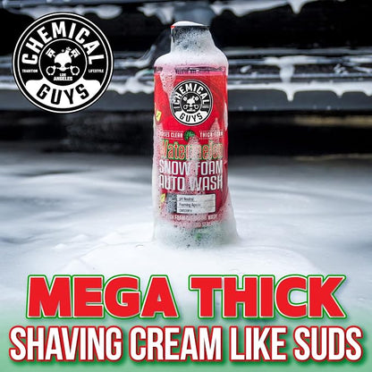 Chemical Guys CWS20864 Watermelon Snow Foam Car Wash Soap (Works with Foam Cannons or Bucket Washes) For Cars, Trucks, Motorcycles, RVs & More, 64 fl oz (Half Gallon) Watermelon Scent