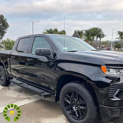 AUTOSAVER88 6 Inches Running Boards Compatible with 2019-2026 Ram 1500 New Body Crew Cab, Stainless Steel Side Steps Black Powder Coated Nerf Bars