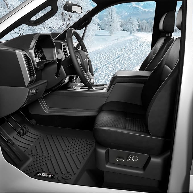 Floor Mats &Trunk Mat for 2024 2025 2026 Chevy/Chevrolet Traverse 7 Seats with 2nd & 3rd Row Backrest Mat All Weather TPE Rubber Cargo Liner Door Sill Guards for Chevy Traverse 2026 Accessories