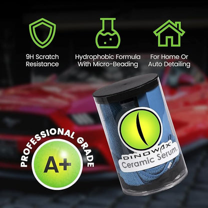 Ceramic Serum Kit, Ceramic Coating, Detailing Kit, Car Detailing Supplies, Protect Collection, 4 Oz Serum with Application Accessories