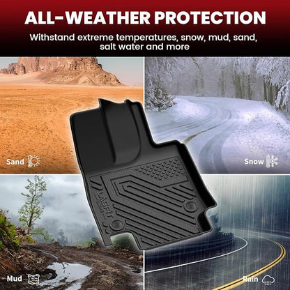 LASFIT Floor Mats for Lexus NX 350h/NX 450h+ Hybrid 2022-2026 (Not Fit Gas (250,350)), All Weather Cargo Mats TPE Floor Liners&Backrest Mats for NX350h Accessories, Trunk&Cargo Liners for NX450h+