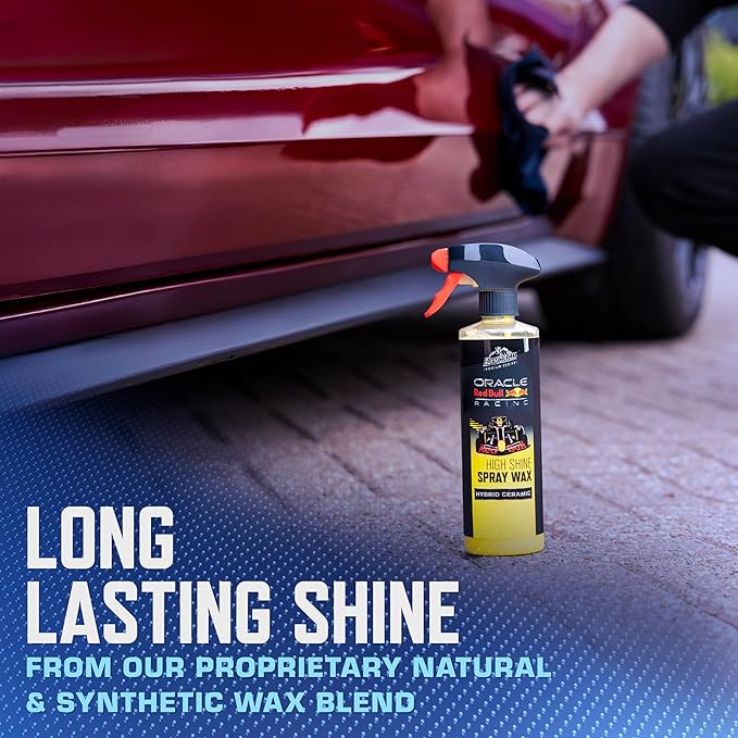 Armor All Podium Series High Shine Hybrid Ceramic Car Spray Wax, Safe on All Car Paint Finishes, Developed With Oracle Red Bull Racing, 16 fl oz