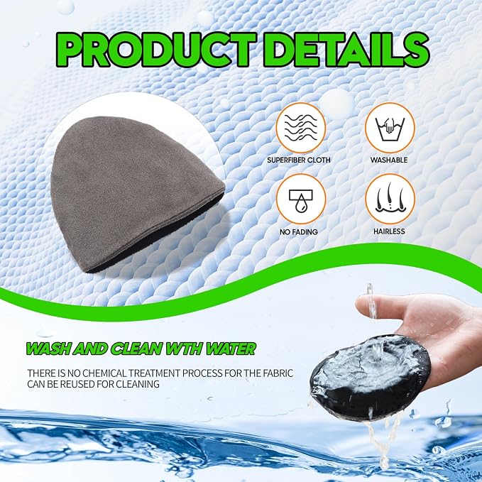 Car Screen Cleaner,Car Display Cleaner,Microfiber Car Touch Screen Cleaner Cloth,Suitable for Automotive,Cell Phone,Computer,and pad displays (Triangle)