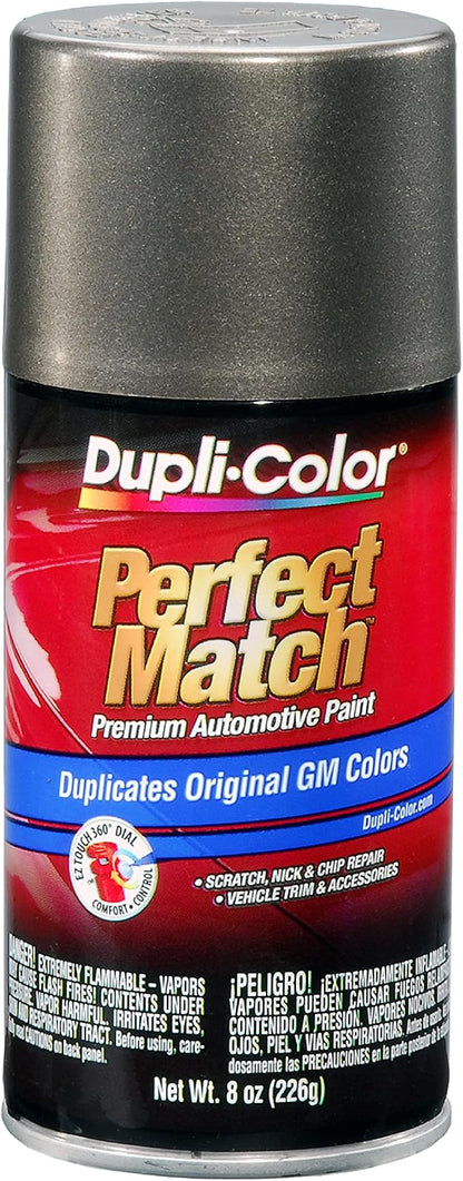 Dupli-Color EBGM04937 Perfect Match Automotive Spray Paint – General Motors Dark Bronzemist Metallic, 76 WA528F – 8 oz. Aerosol Can
