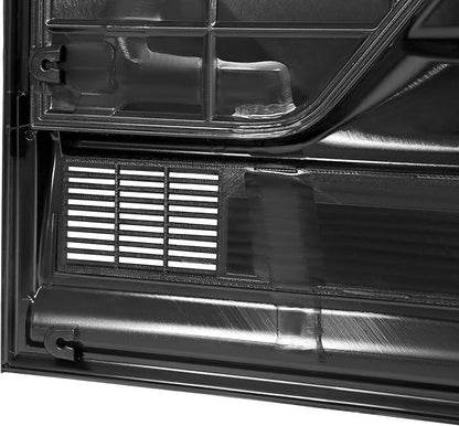 Front Inner Door Panel Kit Compatible with 1973-1979 Ford F100 F150 F250 F350 Bronco Door Trim Panel Arm Rest Pads Finger Cups Replacement for D3TZ-1023942-KT Plastic Steel
