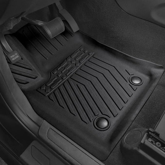 Floor Mats for Jeep Grand Cherokee 2011-2021 & 2022 (Not for WL), All Weather Floor Mats Trunk Cargo Liner with Backrest Protectors and Door Sill Guards Accessories, Full Coverage Set