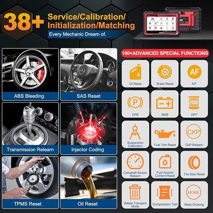 LAUNCH X431 PRO Elite 2026 New Bidirectional Scan Tool, 38+ Reset, ECU Coding, All-in-One Full System Diagnostic Scanner, CANFD&DoIP, FCA AutoAuth, VAG Guide,Same as Pro3s+ 5.0,2 Years Free Update