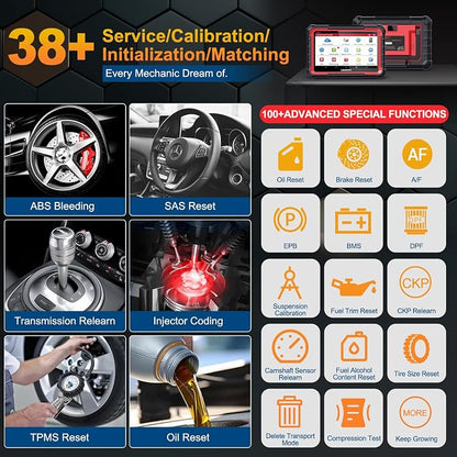 LAUNCH X431 PRO Elite 2026 New Bidirectional Scan Tool, 38+ Reset, ECU Coding, All-in-One Full System Diagnostic Scanner, CANFD&DoIP, FCA AutoAuth, VAG Guide,Same as Pro3s+ 5.0,2 Years Free Update