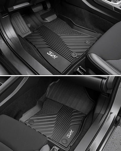 3W Floor Mats & Cargo Liner Fit for 2024 2025 2026 Subaru Crosstrek/2024 2025 2026 Subaru Impreza, All Weather TPE Car Liner Custom Fit for Crosstrek & Impreza Accessories (NOT for Hybrid)