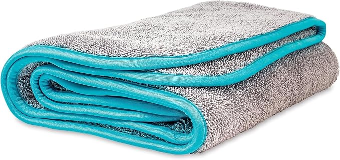 Griot's Garage PFM Microfiber Drying Towel for Car Wash and Auto Detailing, High Absorbency, Machine Washable, Small, 28"x 20", 55504